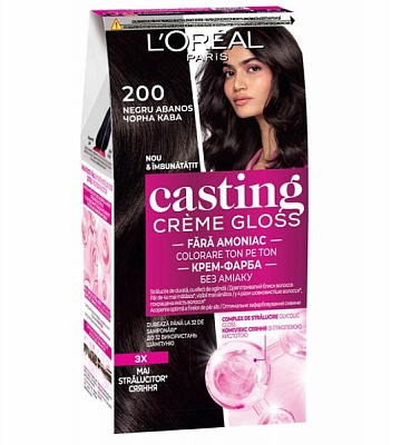 Краска Casting CASTING Creme Gloss №200 черный кофе 160 мл