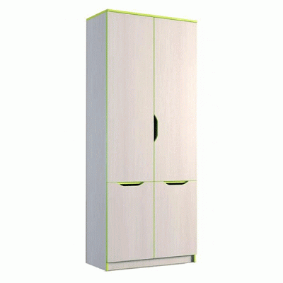 Шафа книжкова Фенікс 800 Маттео 4Д 800х400х2100 мм дуб молочний