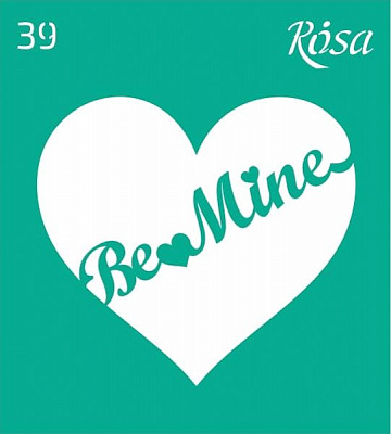 Трафарет многоразовый самоклеящий №39 3625139 90х100 мм Rosa Talent