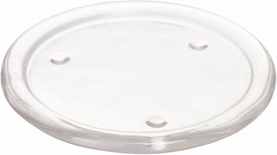 Свічник Royal 14х14х1,2 см прозорий