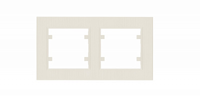 Рамка двойная Makel Karea Line горизонтальная белый 86001702