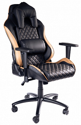 Кресло игровое Tehforward Дрифт черно-коричневый