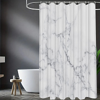 Шторка для ванни TIANA KRAINE MARBEL BLACK 200x180 см