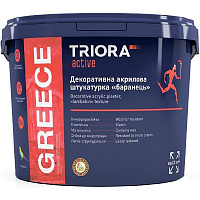 Декоративна штукатурка баранець Triora Greece 20 кг білий