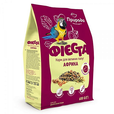 Корм Природа для великих папуг Фієста Африка