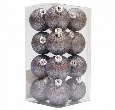 Набір ялинкових куль Девілон 250980 d40 мм 16 шт./уп.