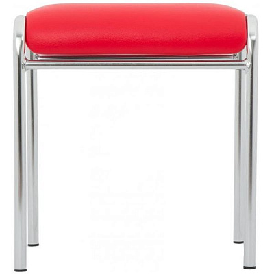 Стілець Nowy Styl CADDY chrome (BOX) (CH) V-27 червоний / хром