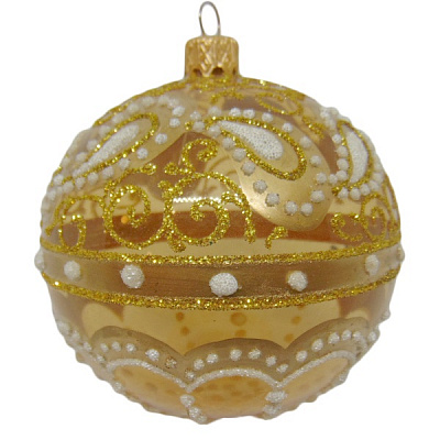 Куля новорічна d80 6531-21 80 мм