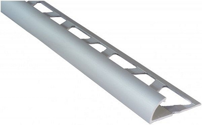 Кутник для плитки Mada зовнішній алюміній 9 мм 2,7м срібло