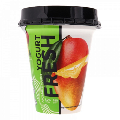 Йогурт ТМ Злагода 1,2% з наповнювачем Манго