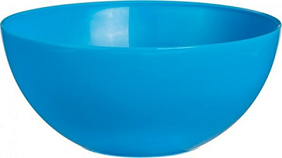 Салатник Рукола пластиковий 5 л блакитний Lamela