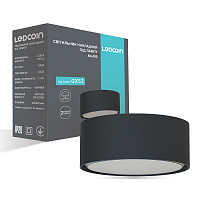 Светильник точечный LEDCOIN GX53 черный ML400 B