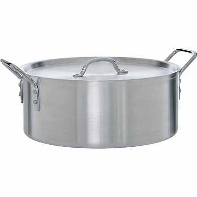 Кастрюля из алюминия с крышкой 22 л