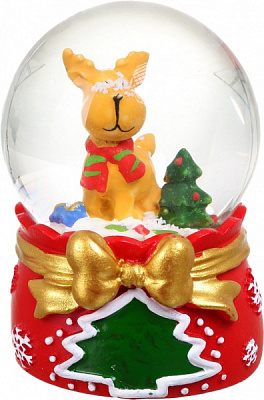 Сувенір новорічний куля снігова FX-0350 світлодіодна (LED)