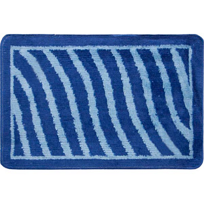 Килимок для ванної кімнати Dariana Хвиля 40х60 синій
