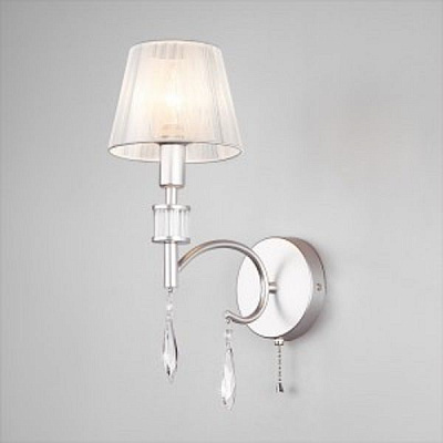 Бра Strotskis Capri 1x40 Вт E14 серебро 60092/1 