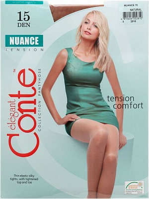 Колготки Conte NUANCE 15 den natural р. 2 бежевий