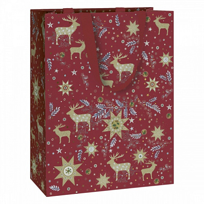 Пакет подарочный Kalina red 25х13х33 см STEWO