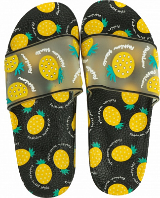 Шльопанці Luna Pineapples р.38 чорний із принтом