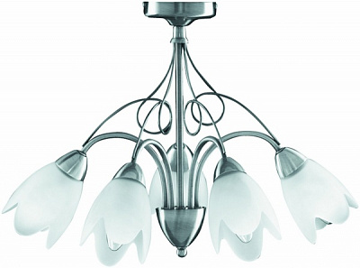 Люстра стельова Arte Lamp Motel 5xE14 матовий хром A4900PL-5SS