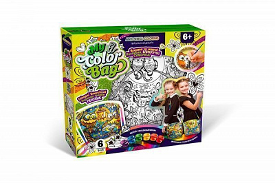 Сумка-раскраска Danko Toys My Color Bag мини № 3 укр. Совы читают mCOВ-01-03U