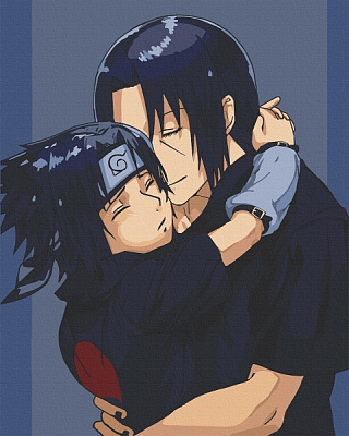 Картина за номерами Ітачі і Саске 10265-АС 40х50 см ArtCraft