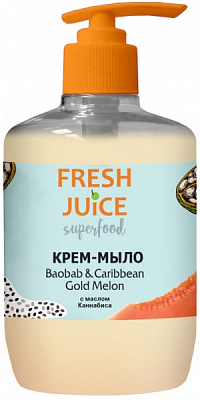 Крем-мило Fresh Juice Superfood Baobab & Caribbean Gold Melon 460 мл
