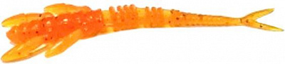 Приманка FishUp Flit 3 из пластизоля для ловли рыбы 8 шт. Orange Pumpkin/Black