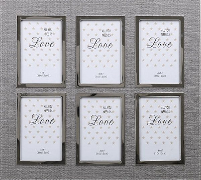 Коллаж Классика 10x15 см серый 