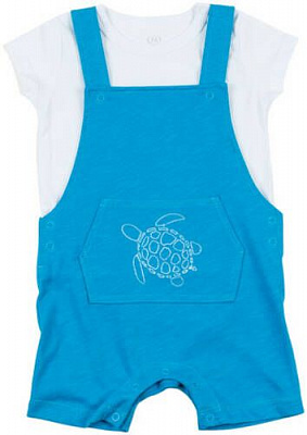 Костюм для хлопчиків Фламінго р.86 бірюзовий-білий 868-417