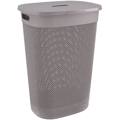 Корзина для белья KIS Filo 55 серо-коричневый 