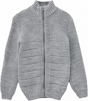 Кофтинка дитяча для хлопчика ART KNIT Tommy р.122 світло-сірий
