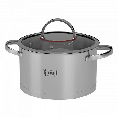 Кастрюля с крышкой Grand Chef 3,6 л 20 см 26-308-003 Krauff