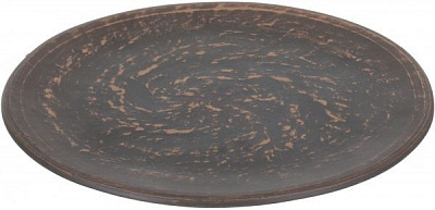 Тарелка гладкая без бортов d 22 дымленая