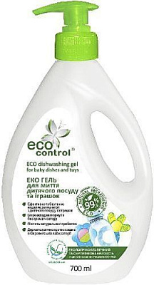 Средство для ручного мытья посуды ECO CONTROL детской посуды и игрушек 0,7л