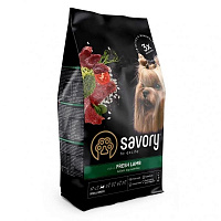 Корм Savory сухий для собак гурманів малих порід Свіже ягня 3 кг