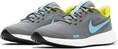 Кроссовки Nike NIKE REVOLUTION 5 BQ5671-019 р.US 4,5Y серый