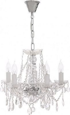 Люстра підвісна Crystal Life 5x40 Вт E14 хром A1314LM-5CC