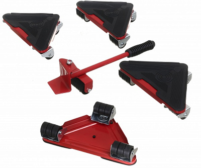 Набор для перемещения грузов 23х17,5х4,5 см (4 площадки + рычаг) 