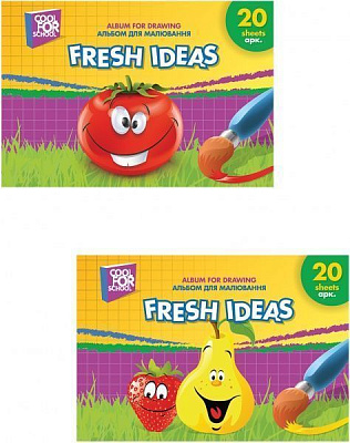 Альбом для малювання на пружині Fresh Ideas 20 аркушів А4 CF60903-01 Cool For School