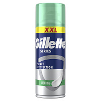 Пена для бритья для чувствительной кожи GILLETTE Series с алоэ вера 400 мл