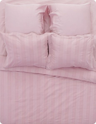 Комплект постельного белья Emboss 2 пудровый Sesli Tekstil 
