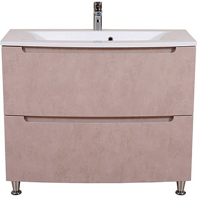 Тумба напольная Aqua Rodos HeadWay 100 см бетон бежевый под умывальник из искусственного камня 100