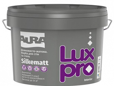 Фарба інтер'єрна акрилова акрилатна водоемульсійна Aura® Luxpro Silkematt TR шовковистий мат база під тонування 2,
