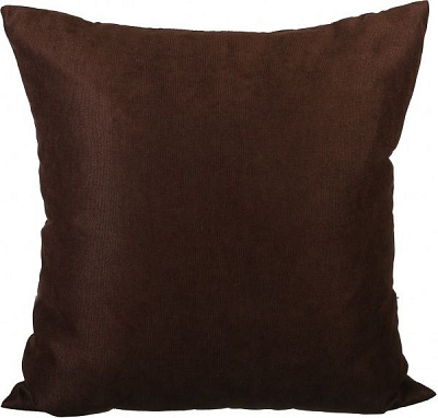 Подушка декоративная Велмарт 45x45 см темно-коричневый 
