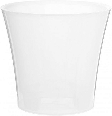 Горшок пластиковый Santino Арте круглый 3,5л прозрачный 