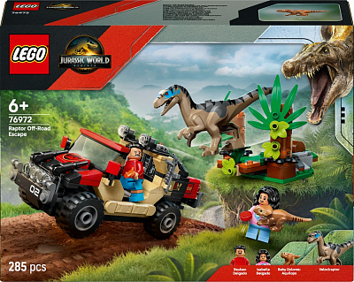 Конструктор LEGO Jurassic World Втеча по бездоріжжю від раптора 76972