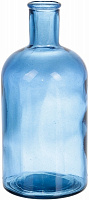 Ваза стеклянная San Miguel RETRO 675 мл 19,5 см голубая эмаль 