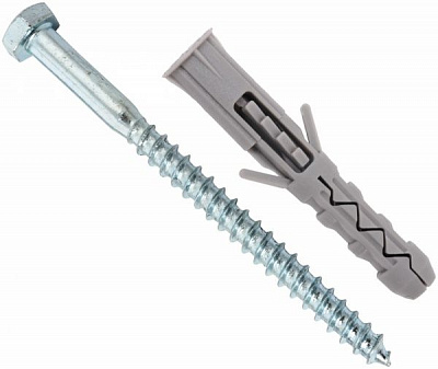 Дюбель распорный с винтом для дерева 12x140 мм 2 шт. Expert Fix