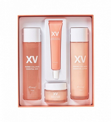 Набор подарочный для женщин Esthetic House увлажняющий Marine Collagen Essential Skin Care Set